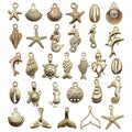 Gold-Tone Shell and Starfish Shell Charms with 29 Listed Options view 11