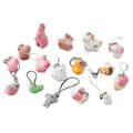 Flocked Mini Animal Phone Strap Charms 16 Color Styles view 5