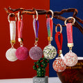 Patterned Crystal Ball Keychains in Ten Colors plus Assorted Option view 2
