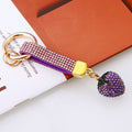 Clay Crystal Strawberry Keychains in Six Colors plus Assorted Option view 10