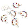 Rhinestone Moon and Star Pendant Charms in Four Styles view 8