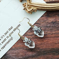 Transparent Anatomical Heart Drop Earrings in Four Colors view 3