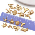 Yellow Octopus and Crab Metal Charms with 16 Listed Options view 4