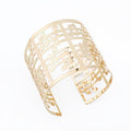 Wide Openwork Filigree Cuff Bracelets in Eleven Gold and Silver Designs view 2