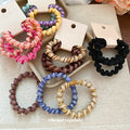 Twisted Fabric Hair Tie Sets Three Pack Multi Color view 1