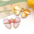 Gold-Tone Bow and Butterfly Metal Charms with 16 Listed Options view 12