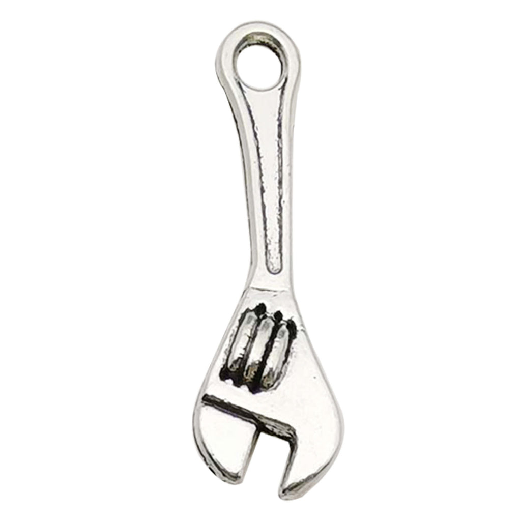 Zinc Alloy Screwdriver Wrench Axe Saw Tool Charm Pendant for Keychain and DIY Jewelry
