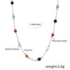 Steel Stone Necklace