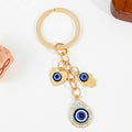 Evil Eye Charm Cluster Keychain with Heart and Hamsa Hand view 7