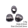 Seashell Motif Large Hole Bead for Jewelry Making Supplies view 3