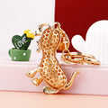 Mixed Jeweled Spotted and Round Face Dog Keychains in Five Options view 4