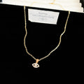Crystal Evil Eye Pendant Necklaces Bracelets Gold Silver Six Styles view 9