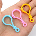 Mixed Color Plastic Lobster Clasp Components in Seven Shapes view 4