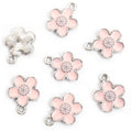 Small Enamel Blossom Charm Collection for Jewelry Making view 9