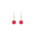 Four Color Transparent Gift Box Gold Hook Earrings view 5
