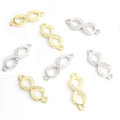 Crystal Infinity Connector Jewelry Components For DIY Earrings And Bracelets Charms view 5