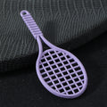 Painted Metal Tennis Racket Charm Pendants Hollow Head Ten Colors view 7