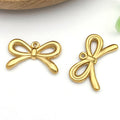Gold-Tone Bow and Butterfly Metal Charms with 10 Listed Options view 9