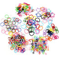 Colorful Key Rings Lobster Clasps and Jump Ring Components view 5