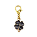 Enamel Four Leaf Clover Charm Gold Lobster Clasp Seven Colors view 7
