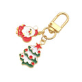 Seven Christmas Character Metal Clasp Keychain Designs view 5
