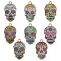 Halloween Colorful Halloween Theme and Skull Metal Charms with 18 Listed Options view 1