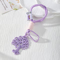 Colorful Tree of Life Rope Wristlet Bag Charms in Five Colors view 4