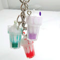 Resin Ice Cream Cup Keychain Triple Charm Random Colors view 5