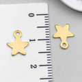 Gold-Tone Heart and Four-Leaf Clover Metal Charms with 11 Listed Options view 11