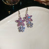 Pink Flower Earrings
