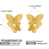 Gold Dual Butterfly