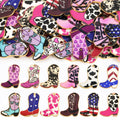 Enamel-Look And Printed Boot Alloy Charms in 12 Styles view 5