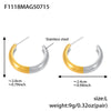 F1118 TwoToneLargeRoundedHoop