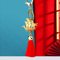 Sailing Ship Tassel Keychains in Red Blue and Assorted Color Options view 5
