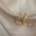 Gold-Tone Open Adjustable Heart And Twisted Pearl Rings view 3