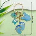 Baby Shower Charm Keychains Featuring Pink Outfit Set Across 14 Pictured Variations view 8