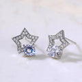 Assorted Clear Stone Stud Earrings In Eight Geometric Designs view 9