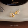 Pave Capsule Studs
