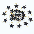 Colorful Enamel Star Charms With Gold Tone Loop in Nine Colors view 7