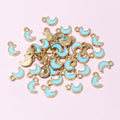 Tiny Crescent Moon Enamel Alloy Charms in Seven Colors view 6