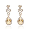 Gold Teardrop Halo