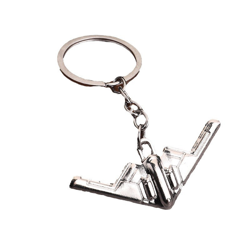 Metal Fighter Jet Keychain Creative Aviation Souvenir Gift