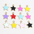 Small Enamel Star Charms in Nine Color Styles for Jewelry view 4