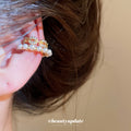 Crystal and Pearl Single Ear Cuffs in Four Designs view 3