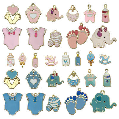 Printed detail graphic for the cake charms