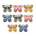 Yellow Butterfly Metal Charms with 6 Listed Options view 10
