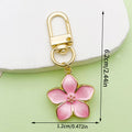Rose, Sunflower and Blossom Charm Keychains in 44 Pictured Variations for Bags and Keys view 12