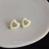 Cream Hollow Heart
