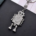 Robot and Novelty Jeweled Keychains in Fifteen Pictured Designs view 7
