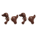 Dog Shaped Front and Back Stud Earrings in Two Colors view 5